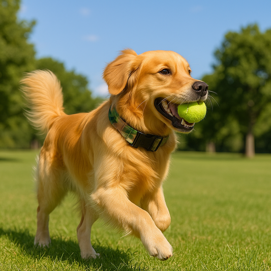 L Camouflage Tactical Dog Collar β Heavy Duty Nylon Adjustable Pet Collar for Medium & Large Dogs (3.8cm Wide)