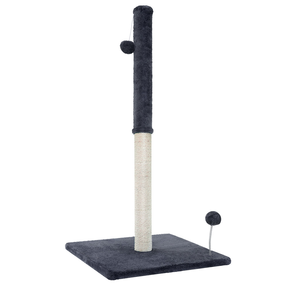 i.Pet Cat Tree 105cm – Scratcher Tower with Hanging Toys & Condo (Grey)