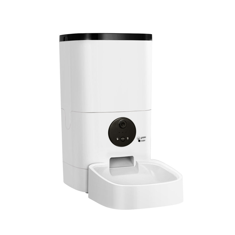 Smart WiFi Pet Feeder with HD Camera – 6L Auto Food Dispenser