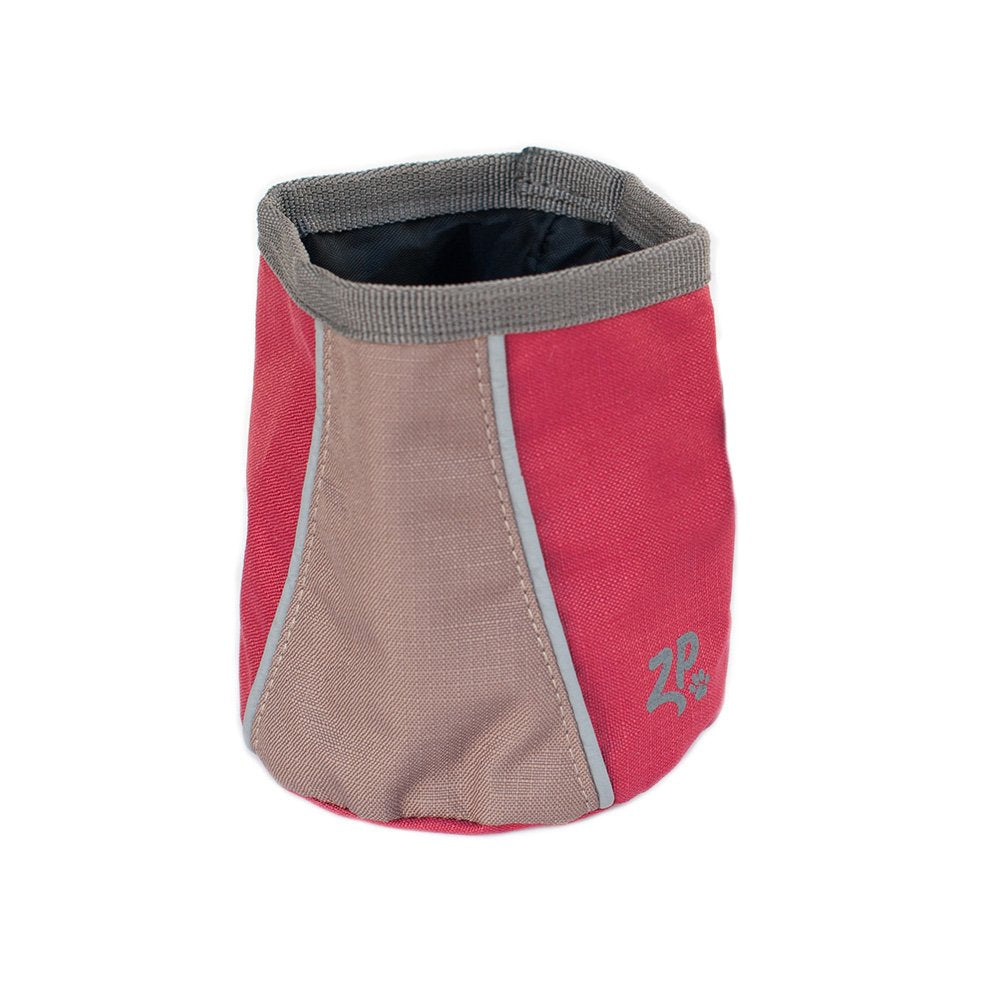 Zippy Paws Adventure Treat Bag – Desert Red, Portable Dog Training Pouch with Belt Clip