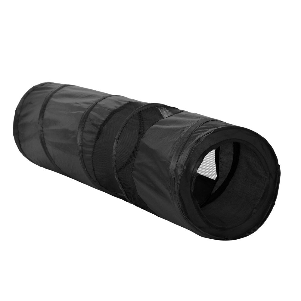 YES4PETS Collapsible Cat Tunnel – Foldable Pet Play Tube for Kittens, Cats & Rabbits (86cm)