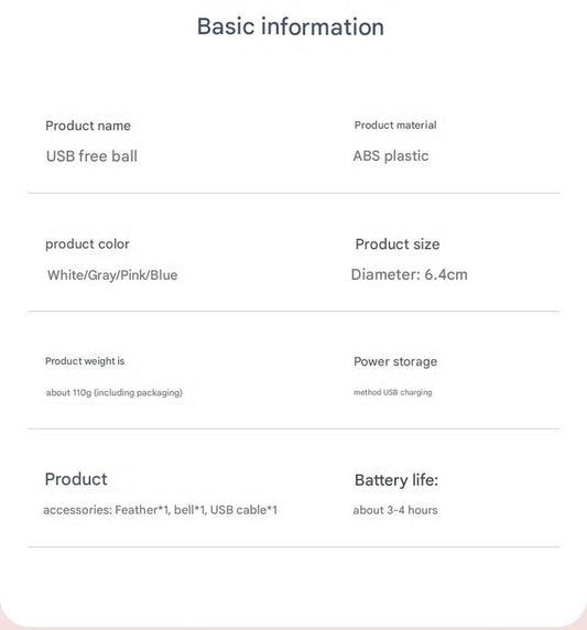 Smart USB Rechargeable Interactive Pet Rolling Ball | AU