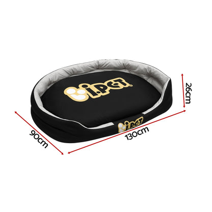 i.Pet XXL Dog Bed 130cm – Jumbo Calming Sofa Cushion for Large Pets | Washable & Durable