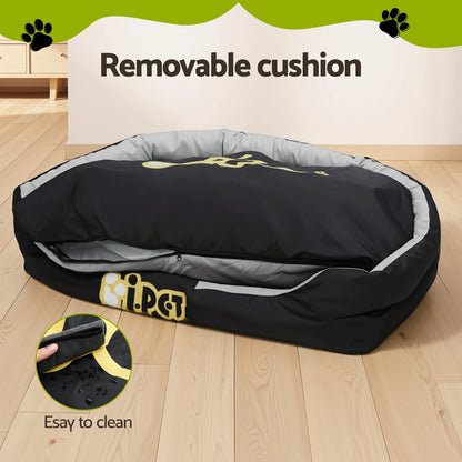 i.Pet XXL Dog Bed 130cm – Jumbo Calming Sofa Cushion for Large Pets | Washable & Durable