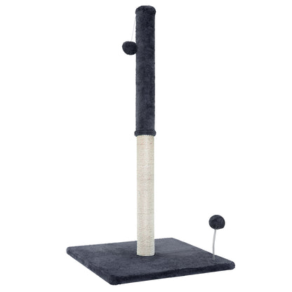 i.Pet Cat Tree 105cm – Scratcher Tower with Hanging Toys & Condo (Grey)