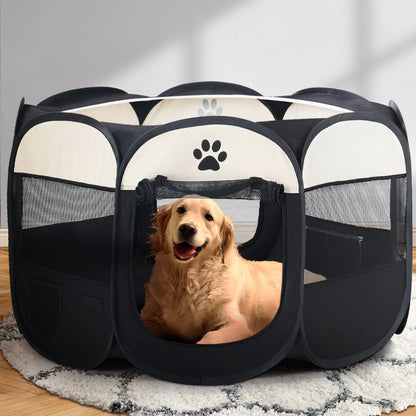 i.Pet 3XL Foldable Dog Playpen Tent – Large Pet Crate Enclosure