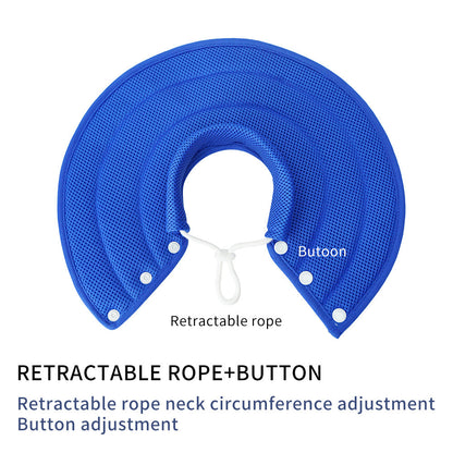 Ondoing Adjustable Elizabethan Collar – Mesh Recovery Cone for Dogs & Cats