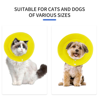 Ondoing Adjustable Elizabethan Collar – Mesh Recovery Cone for Dogs & Cats