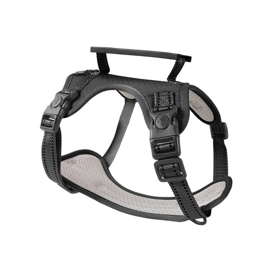 Reflective No-Pull Dog Harness with Leash – Adjustable Vest Harness with Handle for Walking & Training (M size)