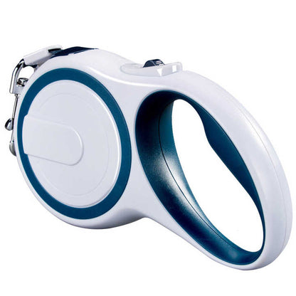 Blue Retractable Pet Leash – 5M Tangle-Free Walking Lead