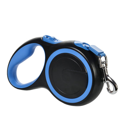3M Dark Blue Retractable Pet Leash - Tangle-Free Dog & Cat Walking