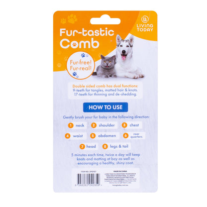 Pets Undercoat Grooming Tool – Deshedding Brush for Dogs & Cats